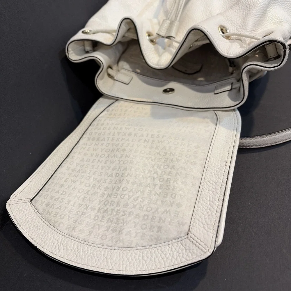 Kate Spade Cream Backpack Purse
